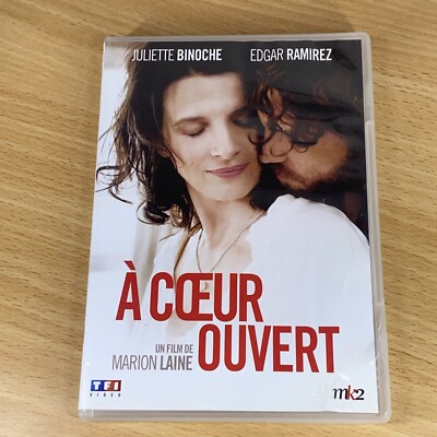 A Coeur Ouvert DVD, Juliette Binoche, Edgar Ramirez, French Film, Reg 2