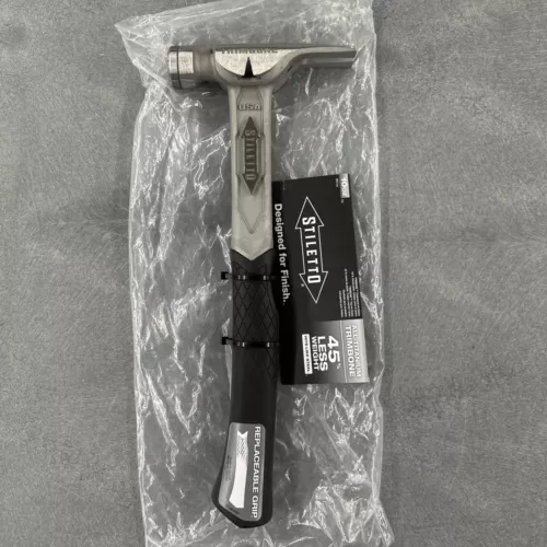 Stiletto Titanium 10 oz. TRIMBONE Smooth Face with Curved Handle Hammer