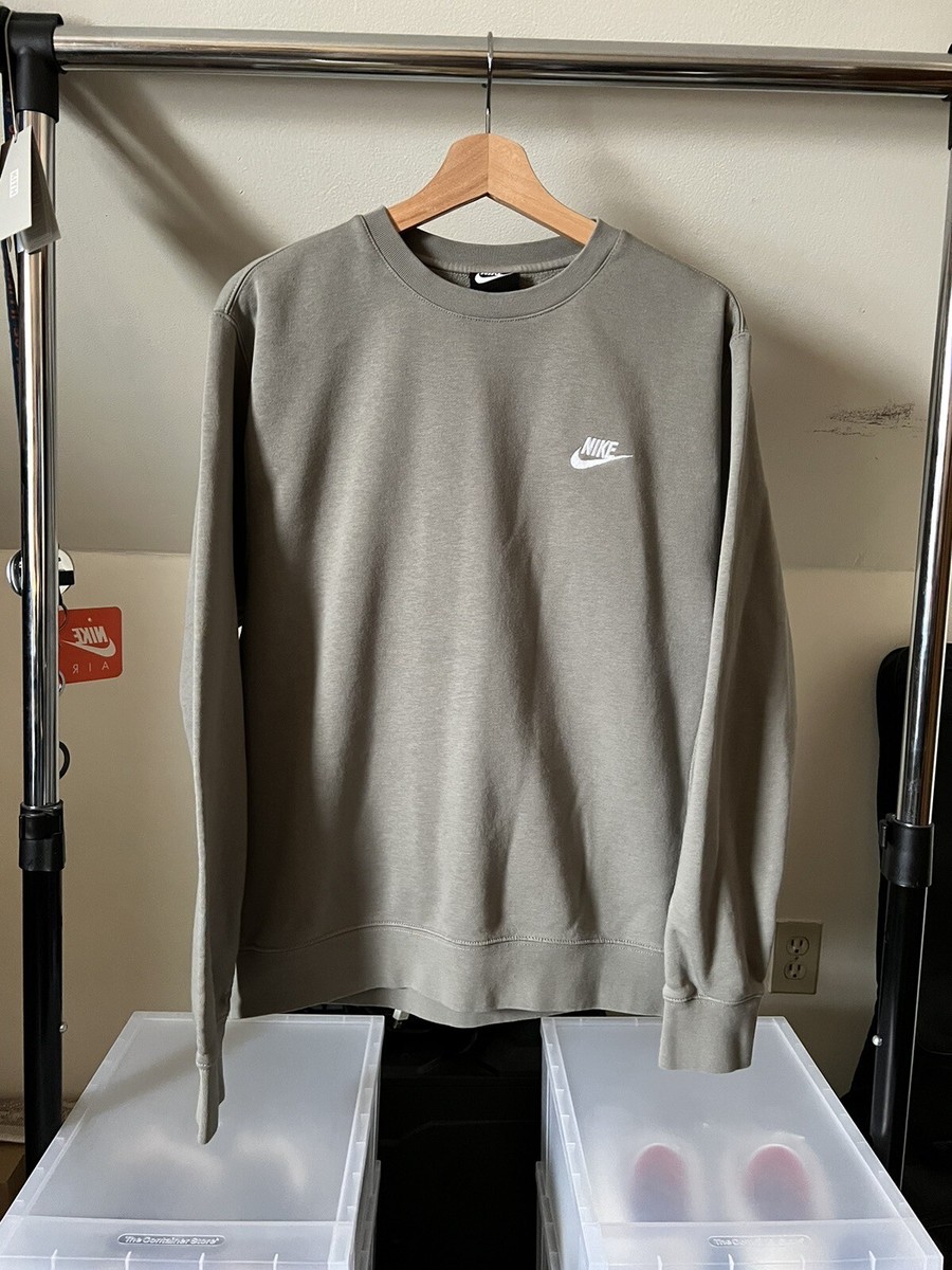 Nike Sportswear Club Fleece Green Crewneck Men’s Medium