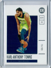 KARL ANTHONY TOWNS 2019-20 Panini Encased #52 NY KNICKS #/99