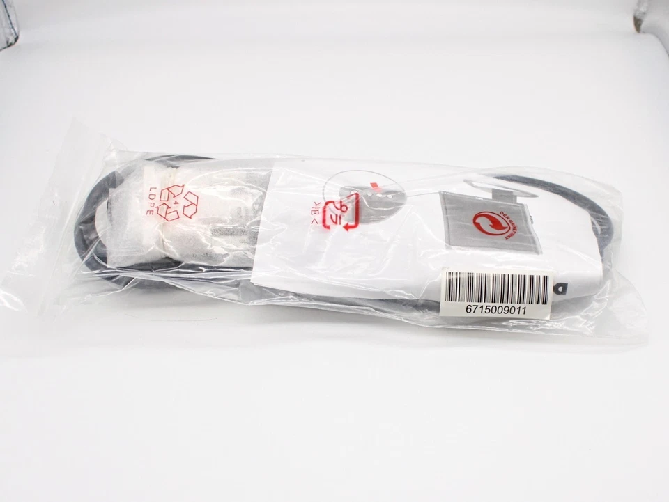 Dell 6ft 18pin 6ft DVI-M to DVI-M Black Cable Dual Ferrite 6715009011 - Image 3 of 3