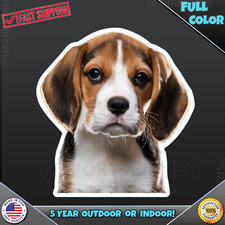 Beagle Puppy Dog Pet Cute Love Car Waterproof Vinyl Decal Sticker 333