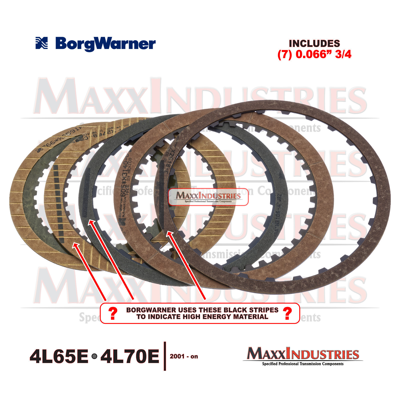 2004-Up 4L65E Transmission OEM Performance Master Rebuild Kit w/Band Pistons