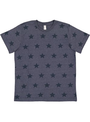 Code Five 2229 Youth Short Sleeve Five Star Cotton Crew Neck T-Shirt