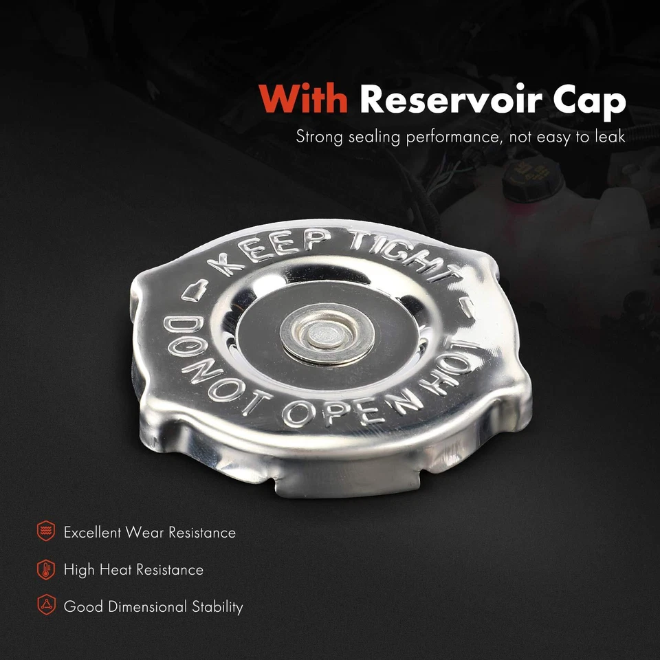 1x Depósito de refrigerante de motor con tapa para International Harvester 7600 03-07 7700 Foto 4 de 4