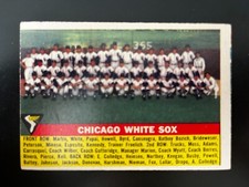 1956 Topps Chicago White Sox Team #188...Fox Minoso Kell