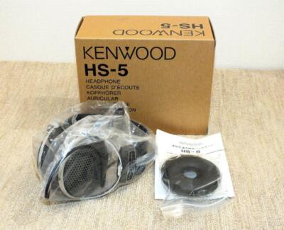 Kenwood HS-5 open air headphones black For high quality
