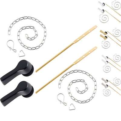 Hibbent 2 Pack Toilet Tank Flush Lever Replacement,Universal Front Mount Handle