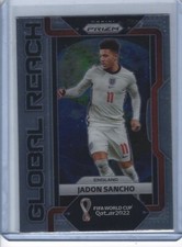 2022 Prizm FIFA World Cup Jadon Sancho Global Reach Insert Card #33