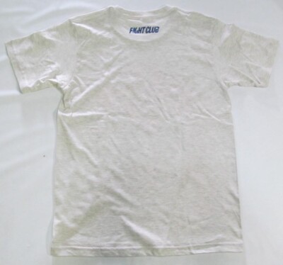 Fight Club SOCK IT TO ME Tyler Durden white sweat T shirt Mens