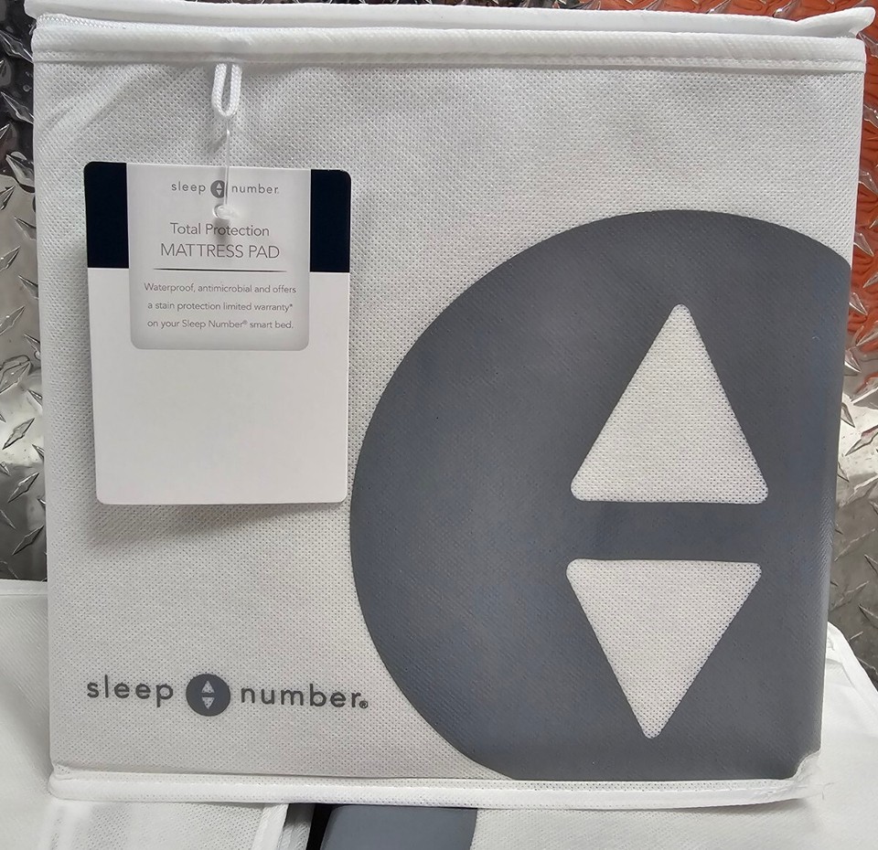 Sleep Number Total Protection Mattress Pad White 425455 Waterproof Bed