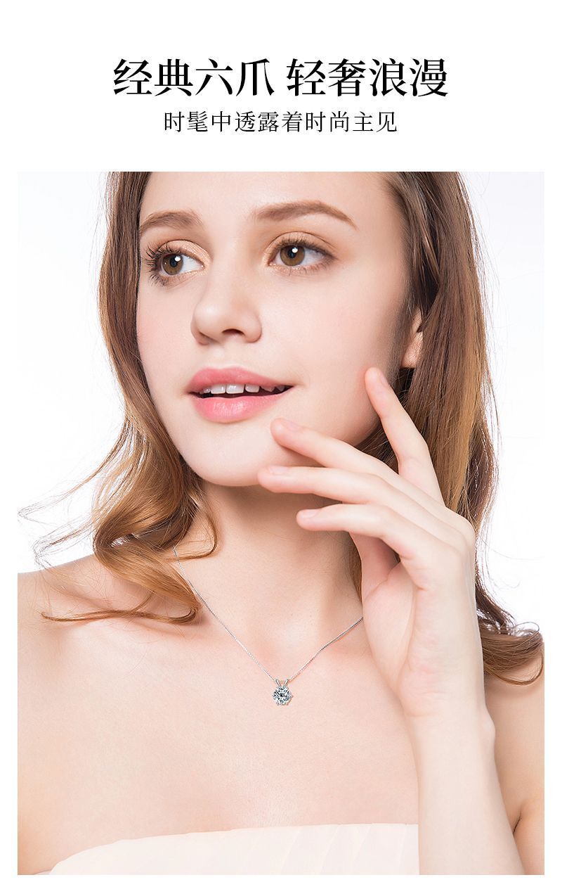 Collana Oro Giallo 18kt Con Diamanti Naturali Forma Tonda Taglio Brillante Scritta Le Bebe - Foto 9