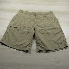 North Face Shorts Mens 34 Brown Cargo Tech Lightweight Hiking 10 Inseam Outdoor