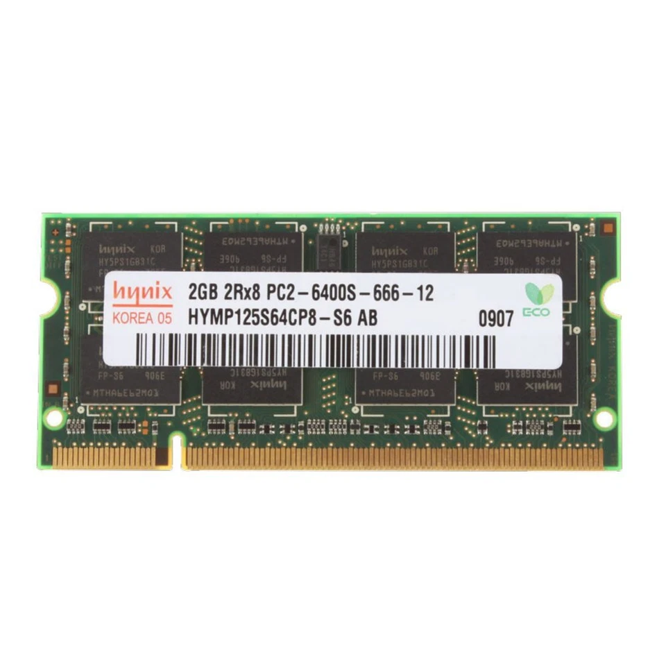 2GB 2GO 2G PC2-6400S DDR2 800MHz 200Pin SODIMM Laptop RAM mémoire pour Hynix FR - Photo 4/4