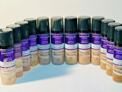 COVER GIRL + OLAY SIMPLY AGELESS IMPROVED FORMULA 3-IN-1 FUNDATION CHOOSE COLOR