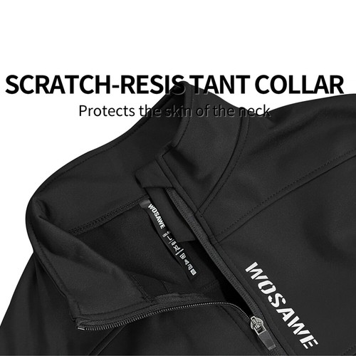 WOSAWE Men's Fleece Jacket Coat Fleece Sleeveless Vest Three Colors Available - Picture 10 of 25