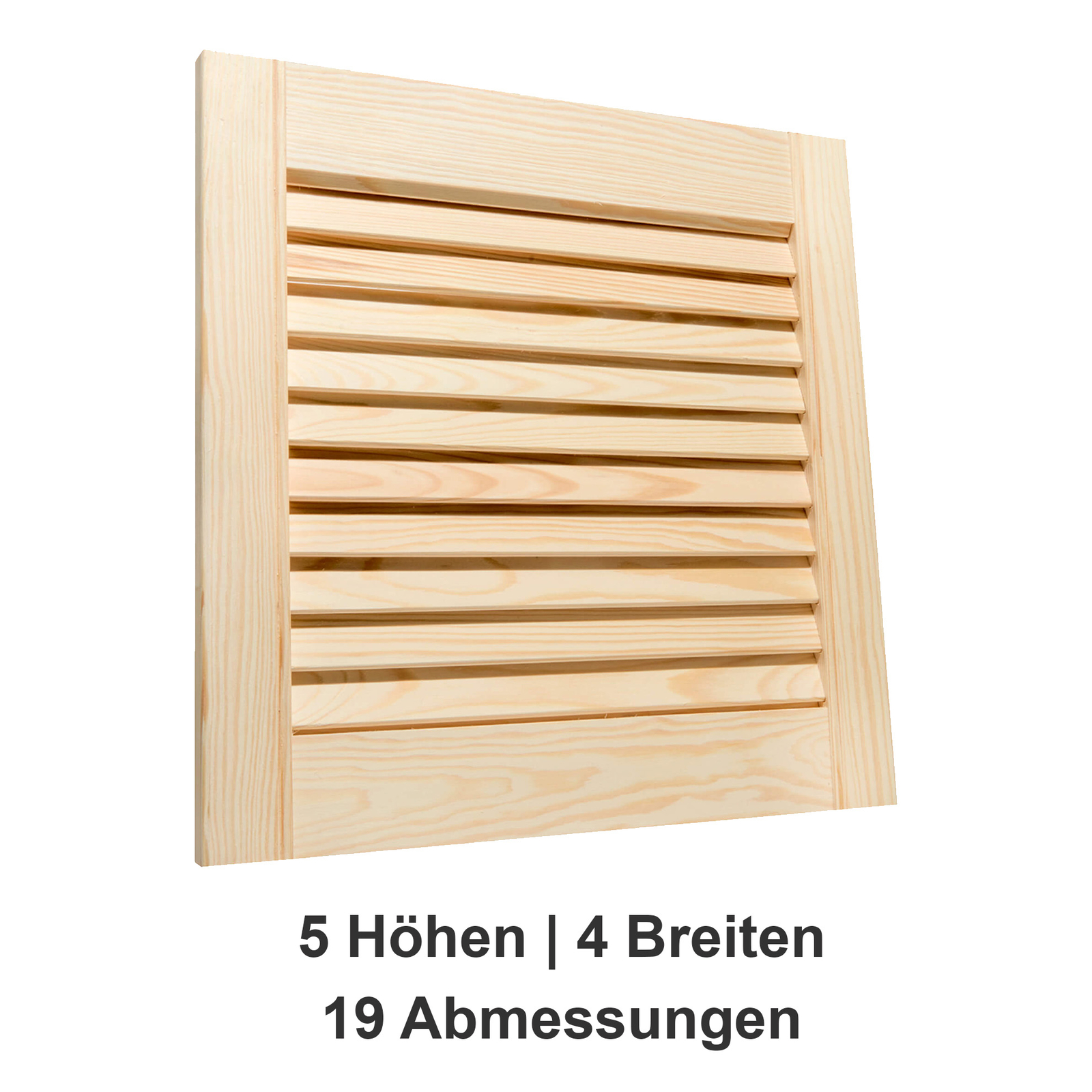 Tidyard Lamellentür Aus Kiefer - Schick & Praktisch Für Deine Möbel