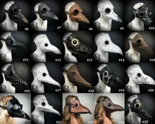 Plague Doctor Mask Long Nose Raven Bird Mask for Halloween Cosplay Costume NEW