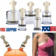 Vacuum Twist Rotary Cupping Nipple Enlargement NO Pump Suction Enlarger Women