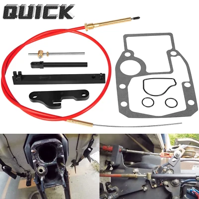 QUICK 987661 Lower Shift Cable Kit for 1988-1993 OMC Cobra Sterndrive, Sierra 18-2245