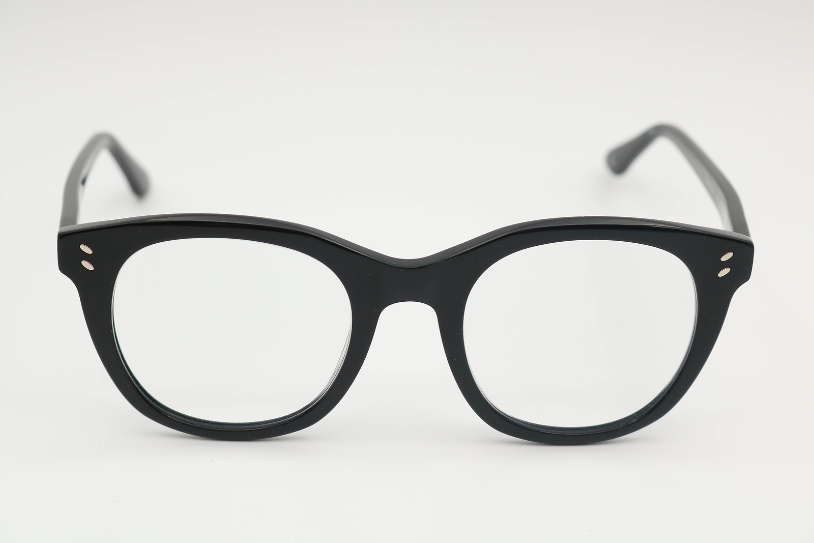 Amelia E Bella Shiny Black Cat Eye 35-002740 Eyeglasses Frames 49-21-145