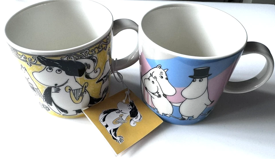 [2 mugs] Moomin ARABIA Home at Last Mug Cup Red Cross Japan Opera Mug Cup 0.3L - Image 2 of 4