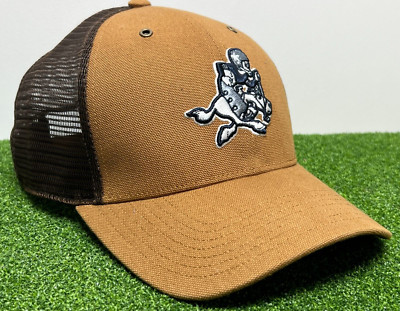 Carhartt x New Era NFL Dallas Cowboys Retro Logo Trucker Tan Mesh Snapback RARE