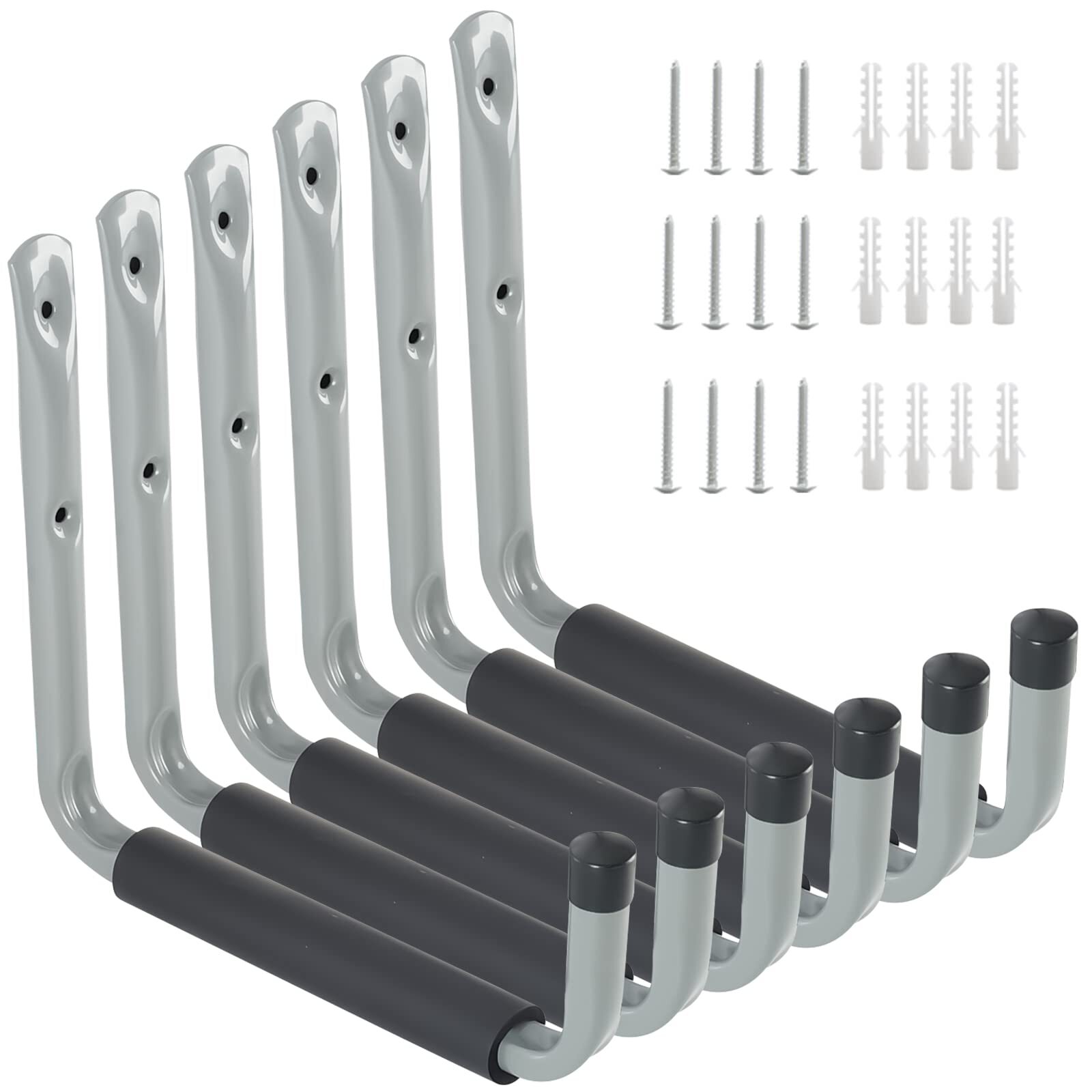 Ihomepark Garage Ladder Hooks Heavy Duty, 9