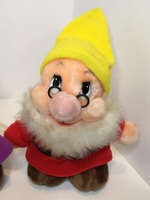 Disney 50th Anniversary Snow White  The Seven Dwarfs 7" DOC Plush Doll Sears