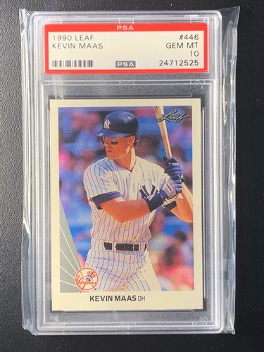 KEVIN MAAS 1990 LEAF 446 ROOKIE CARD PSA 10 GEM MINT EBay