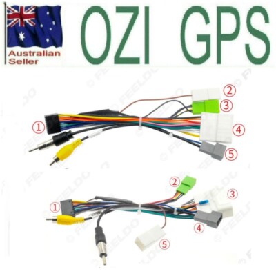 ISUZU DMAX 2013-2021 POWER STEERING ANTENNA CAMERA ROOF CABLE FOR ANDROID STEREO