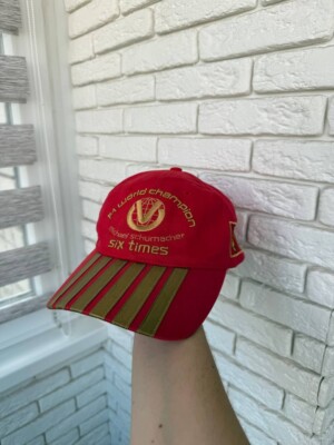 Michael Schumacher F1 World Champion Six 6-fach Ferrari Formel 1 Cap MützeF