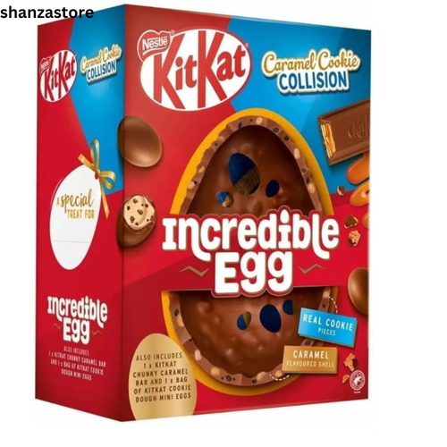 Kit Kat Caramel Cookie Collision Chocolate Incredible Egg 512.7g eBay