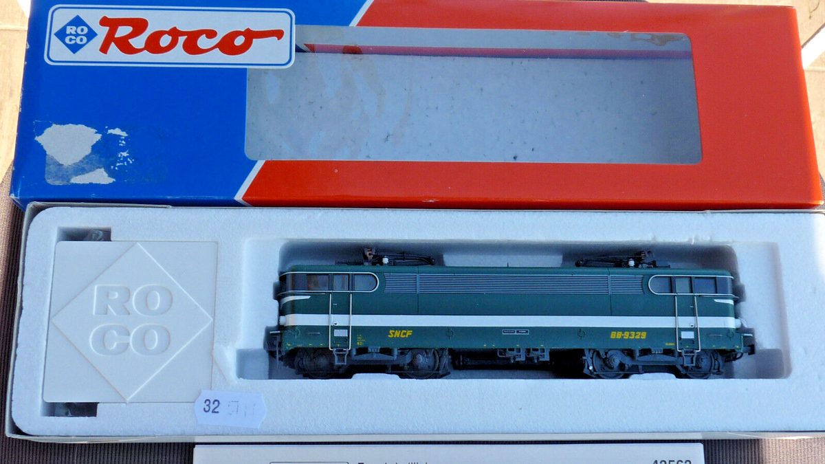 Roco Locomotive électrique BB900 Verte 62613 – Échelle HO, Neuve Sous Boîte