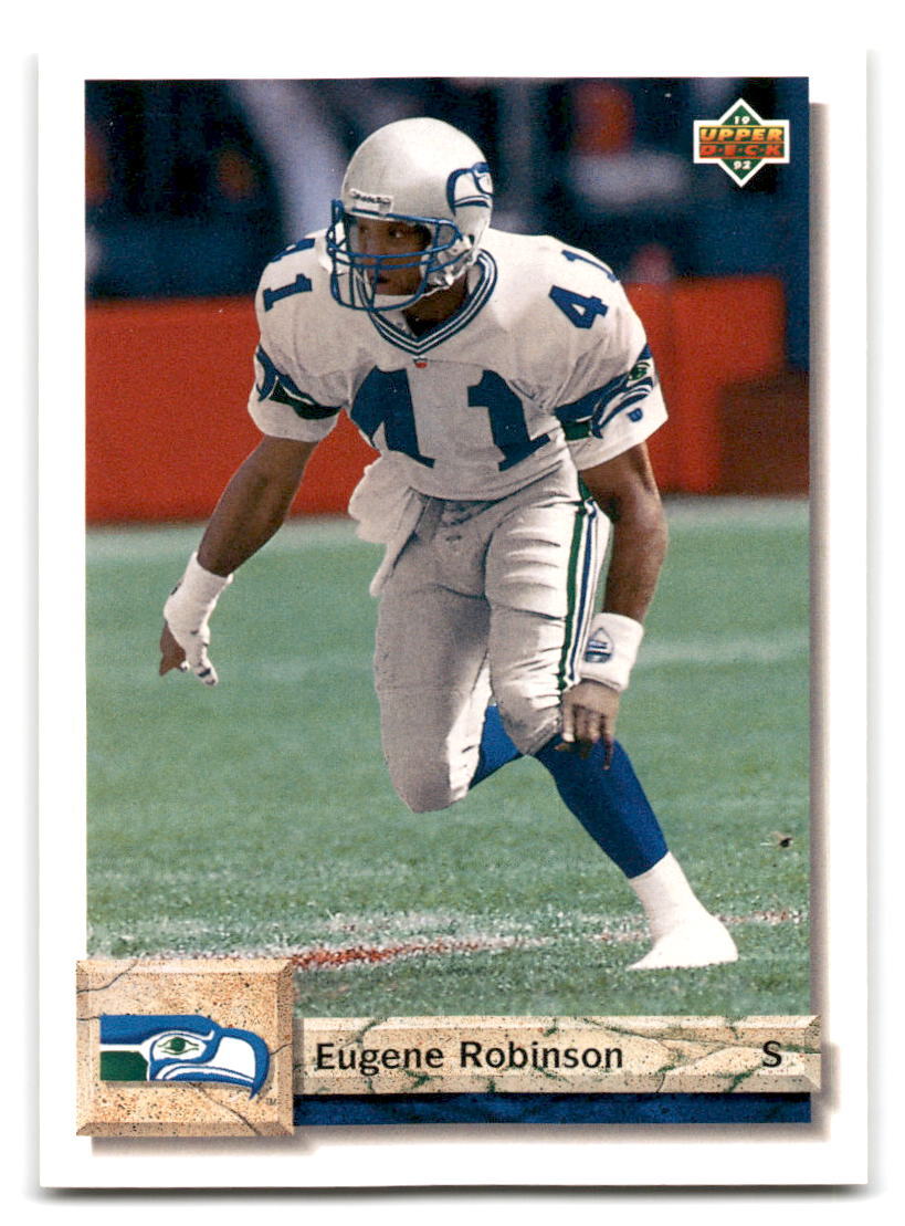 Eugene Robinson 1992 Upper Deck FOOTBALL #335 Seattle Seahawks