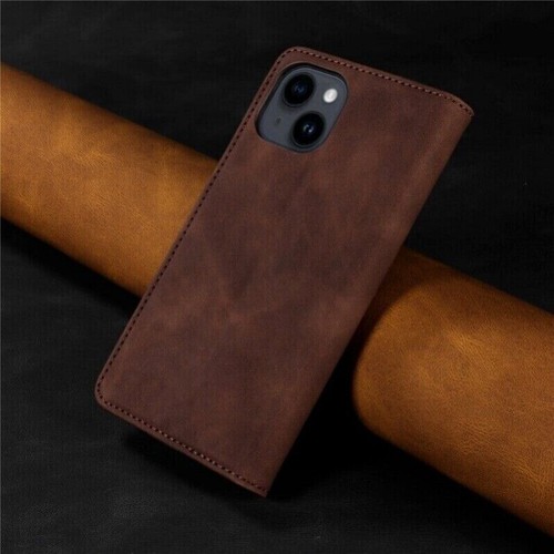 For iPhone 16e 15 14 13 12 11 Pro Max 8+ SE Case Wallet Leather RFID Flip Cover - Picture 63 of 66