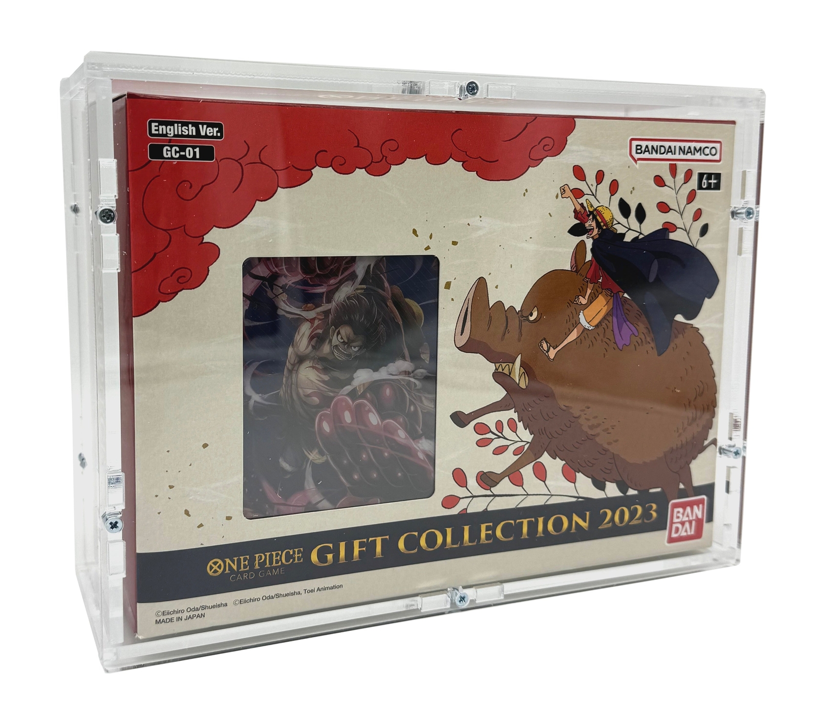 Estuche de acrílico adecuado para One Piece Gift Collection 2023 GC-01 inglés