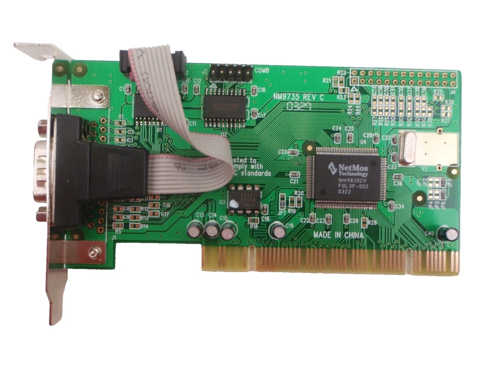 2 Port Serial PCIe IO Controller Add-on Expansion Card RS232 DB9 PCI 2.1 - Image 2 of 4
