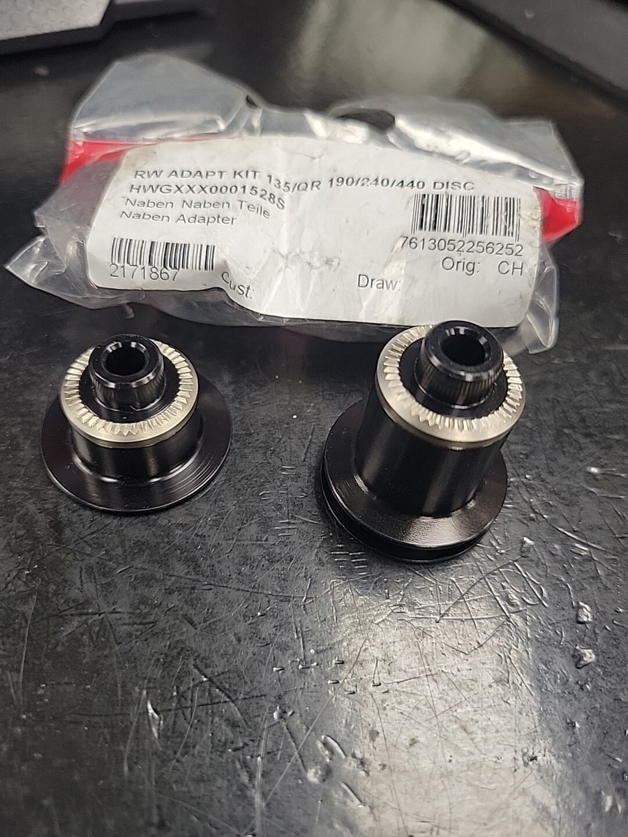 Dt Swiss Rear Axle Conversion End Caps QR 135/141 190/240/440 Hubs