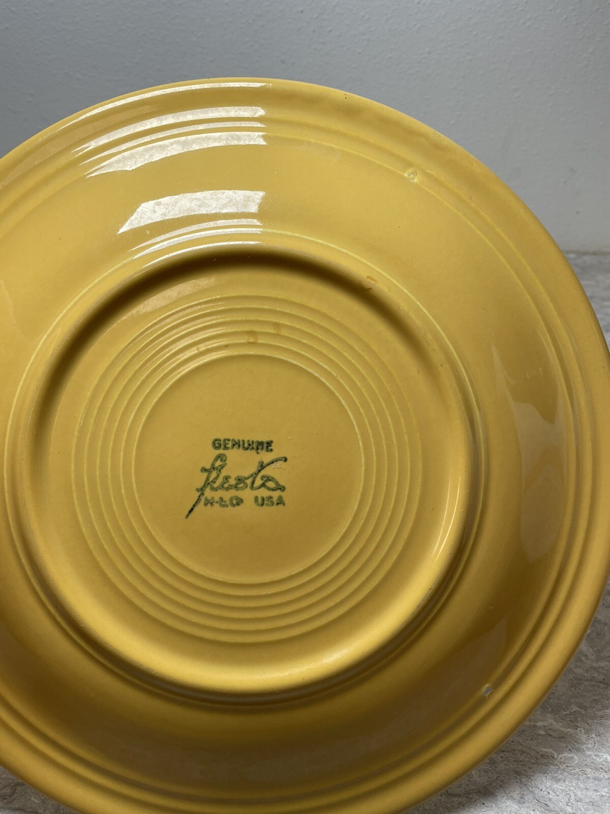 Vintage Fiestaware Yellow Dinner Plate Fiesta Ware 10 3/8" diameter eBay