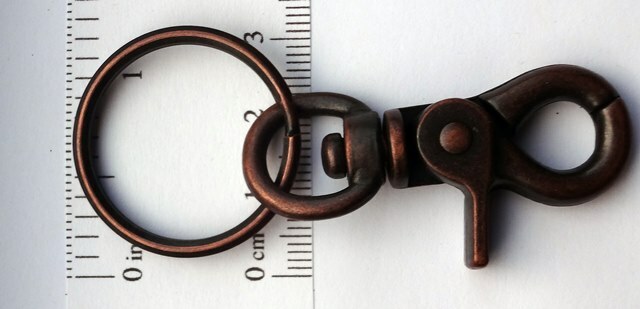 40 Heavy Duty Lobster Scissor Claw Clasps With Key Rings - Mix & Match 4 Colors (Your Choice)