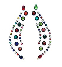 Intimcover Vagina Aufkleber / Selbstklebend Pads / Sticker / Strass 41