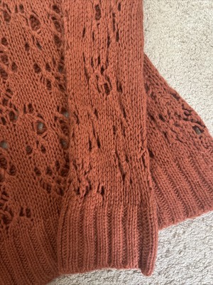 Dolce and Gabbana sweater knit angora/Lana/ brown rust size 32/46 
