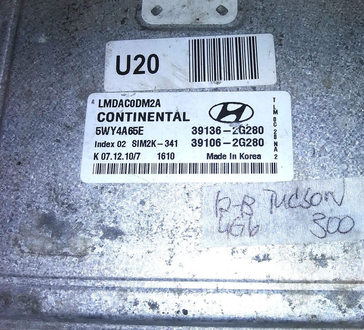 39136-2G280 ecm ecu computer 2009-2013 Hyundai Tucson | eBay