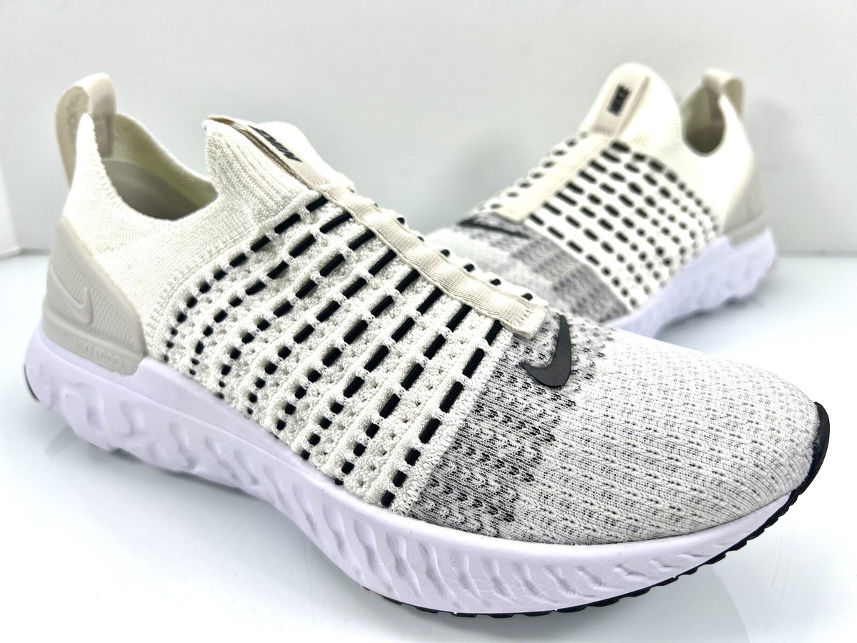 Nike React Phantom Run Flyknit 2 White Volt Men\'s Running Sneakers Shoes Sz 10.5 c3f8e969-3fe6-4a06-b37e-  main image 3