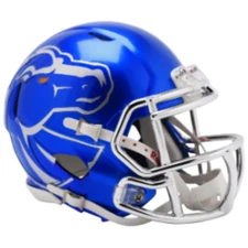 Boise State Broncos NCAA Mini Speed Football Helmet Blue Metallic - NCAA.