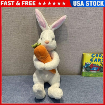 20 CM Easter Bunny Decor Cute White Sitting Bunny Rabbit Doll Gifts Kids Easter