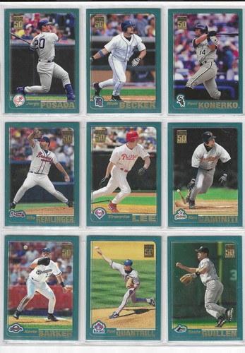 2001 Topps Baseball card singles #1 - #200 U-Pick to complete set - Picture 238 of 397