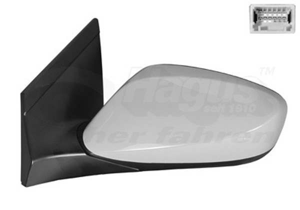 VAN Wezel AußEnspiegel Hagus 8244805 FüR Hyundai GD Komplettspiegel Konvex I30-image