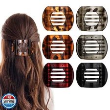 Obeoby 6 PCS Flat Hair Clips, Strong Hold Flat Claw Clips French Hair Barrett